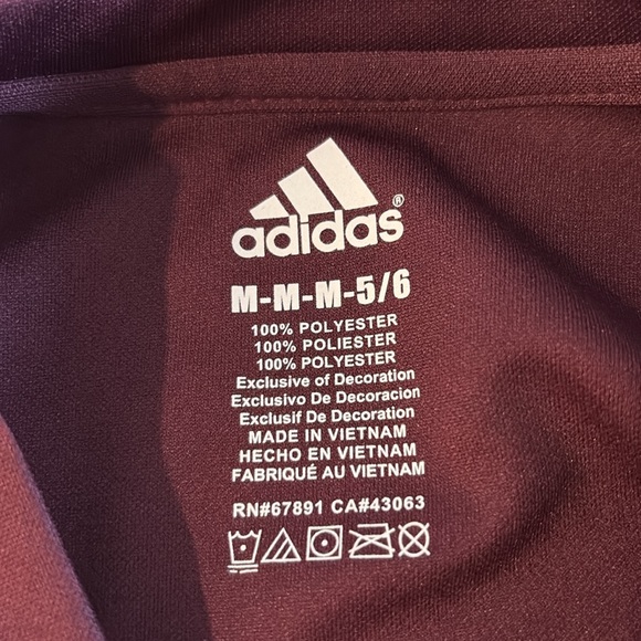 NWT [Adidas] Arizona State ASU Sun Devils NCAA Football Jersey Little Kids M 5/6 - Picture 8 of 9